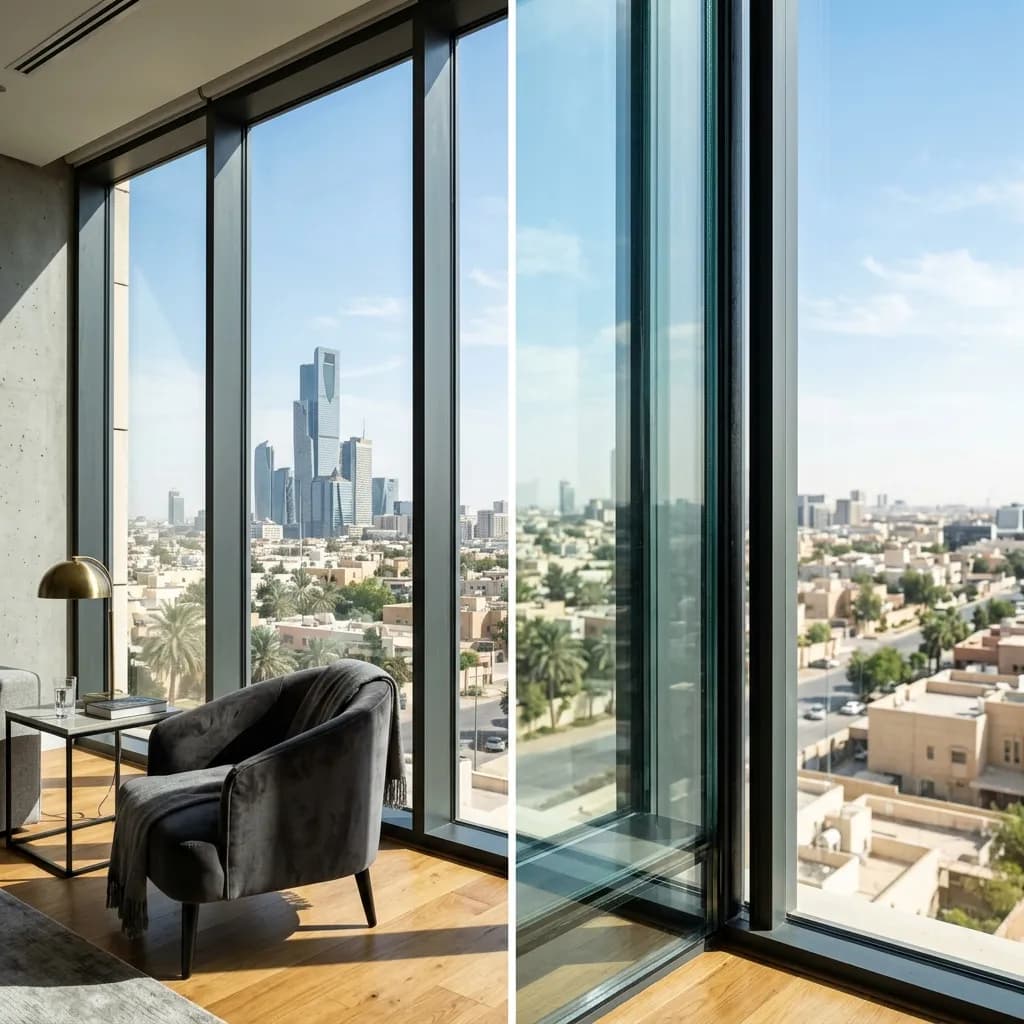 الزجاج السيكوريت ومزدوج الدبل جلاس: دليلك لاختيار الزجاج الصحيح