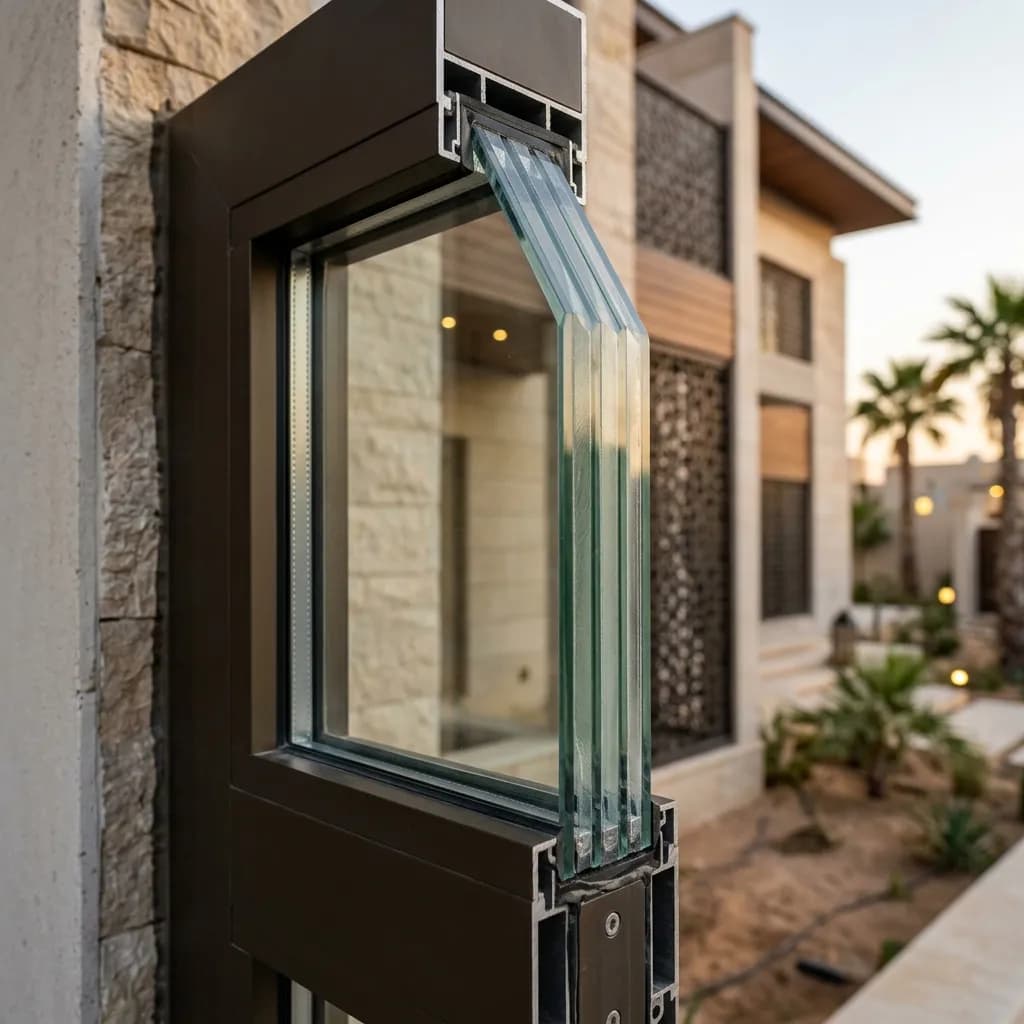 الزجاج الأمني: دليل الفروقات بين المقاوم للرصاص والانفجار للمنشآت السعودية