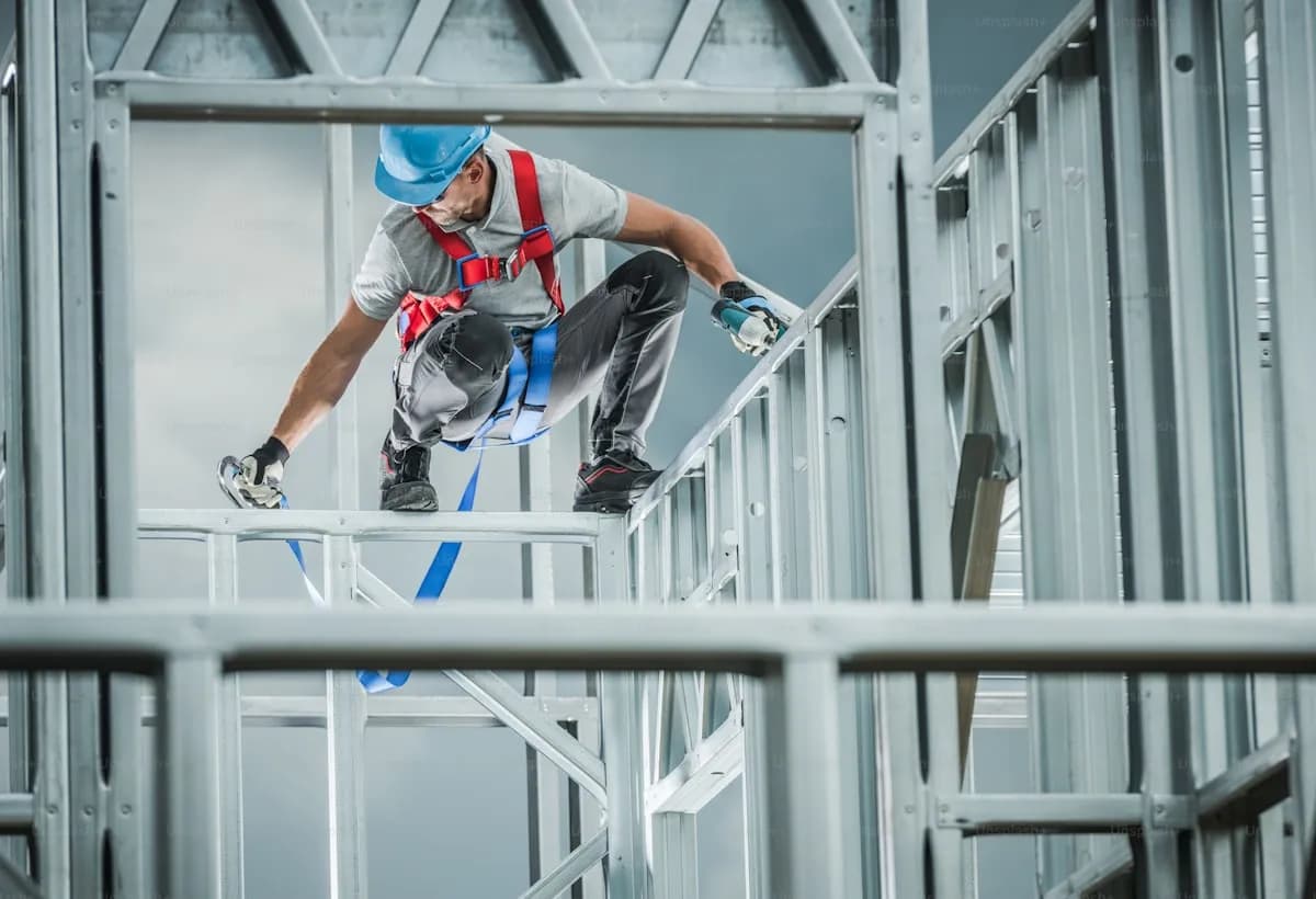 بناء الميزانين (Mezzanine Floors) بالهياكل المعدنية لتوسعة المستودعات والمحلات