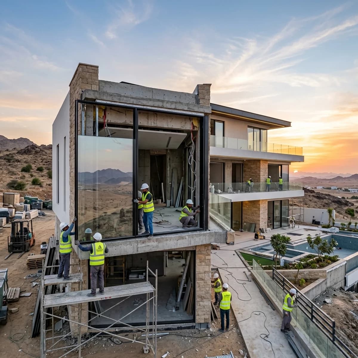 دليل صاحب الفيلا: كل ما تحتاج تعرفه عن الألمنيوم قبل التشطيب