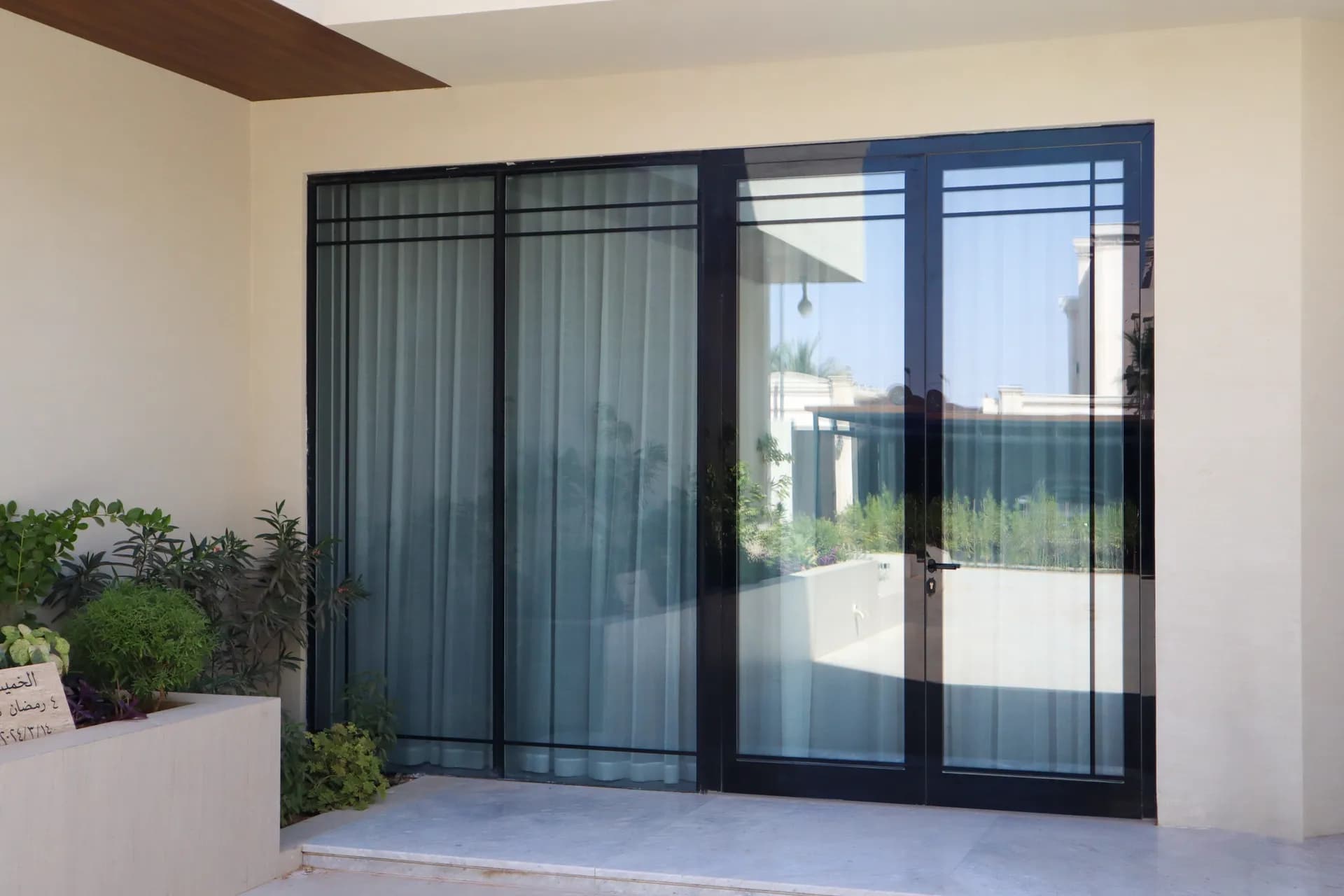 أعمال ألمنيوم لمجموعة فلل – شمال الرياض 2