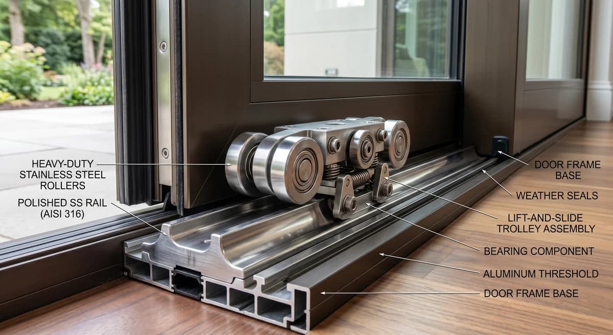 ميكانيكا الرفع والسحب بنظام Aluk SC156: تحليل هندسي