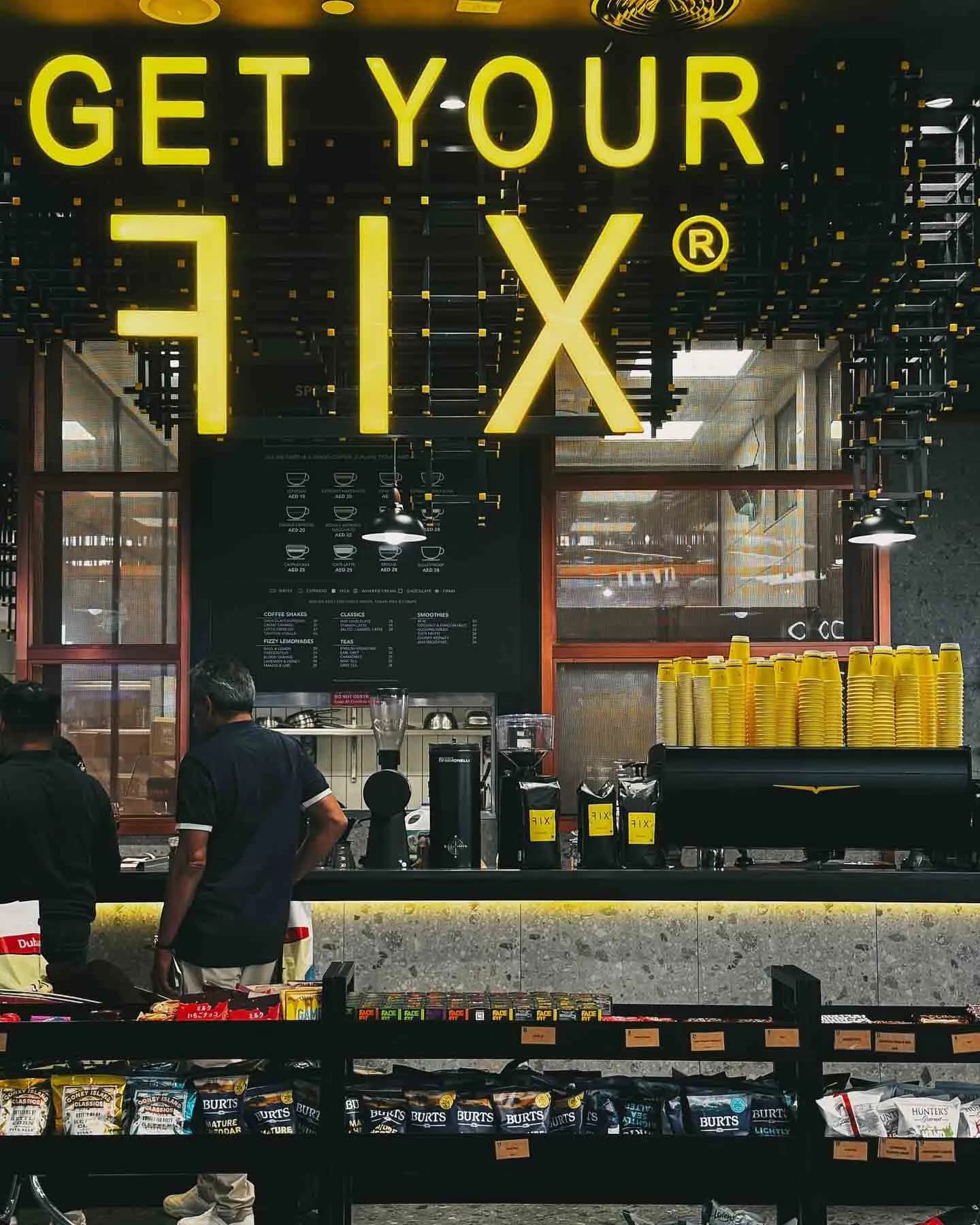 مقهى فيكس - مطار الملك خالد الدولي 2