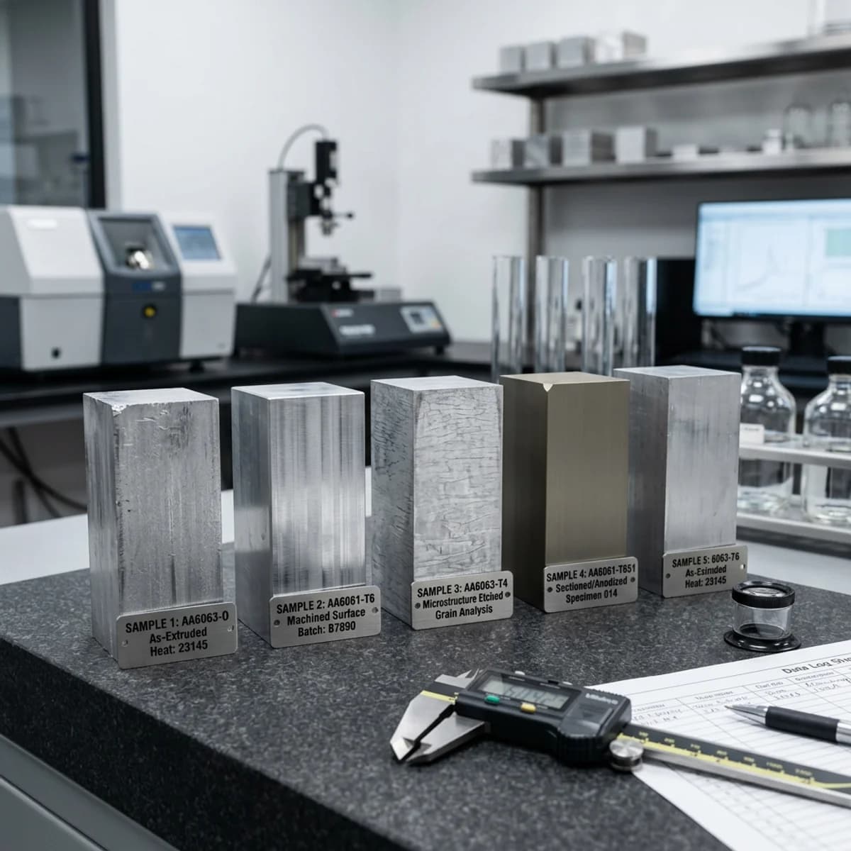 مقارنة تقنية بين سبائك الألمنيوم 6063 و 6061 في الواجهات