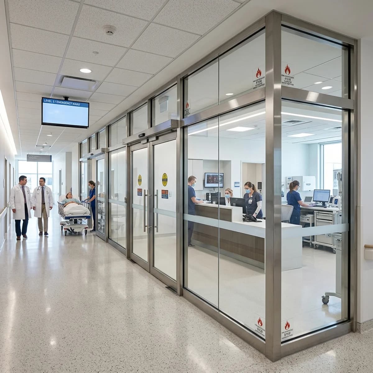 معايير الزجاج المقاوم للحريق في المنشآت الحيوية