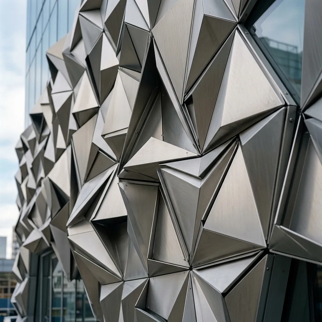 تفاصيل هندسية للكلادينج ثلاثي الأبعاد