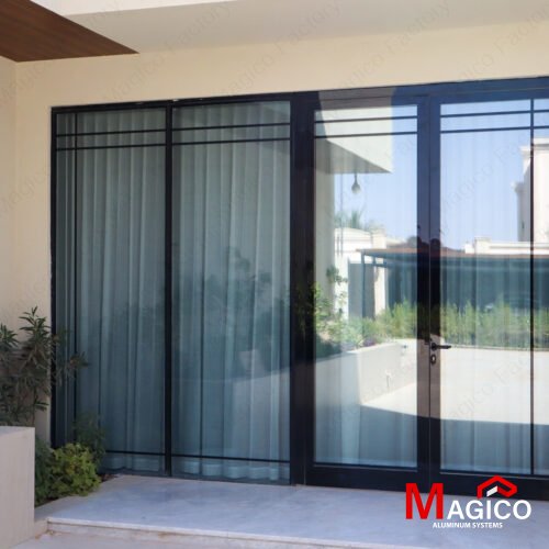 اعمال المنيوم لمجموعة فلل - فيلا شمال الرياض  MAGICO FACTORY IMG 1132