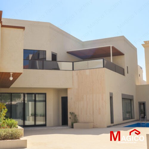 اعمال المنيوم لمجموعة فلل - فيلا شمال الرياض  MAGICO FACTORY IMG 1136