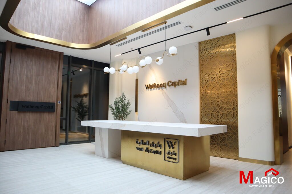 اعمال المنيوم لمجموعة فلل - فيلا شمال الرياض  MAGICO FACTORY IMG 1298