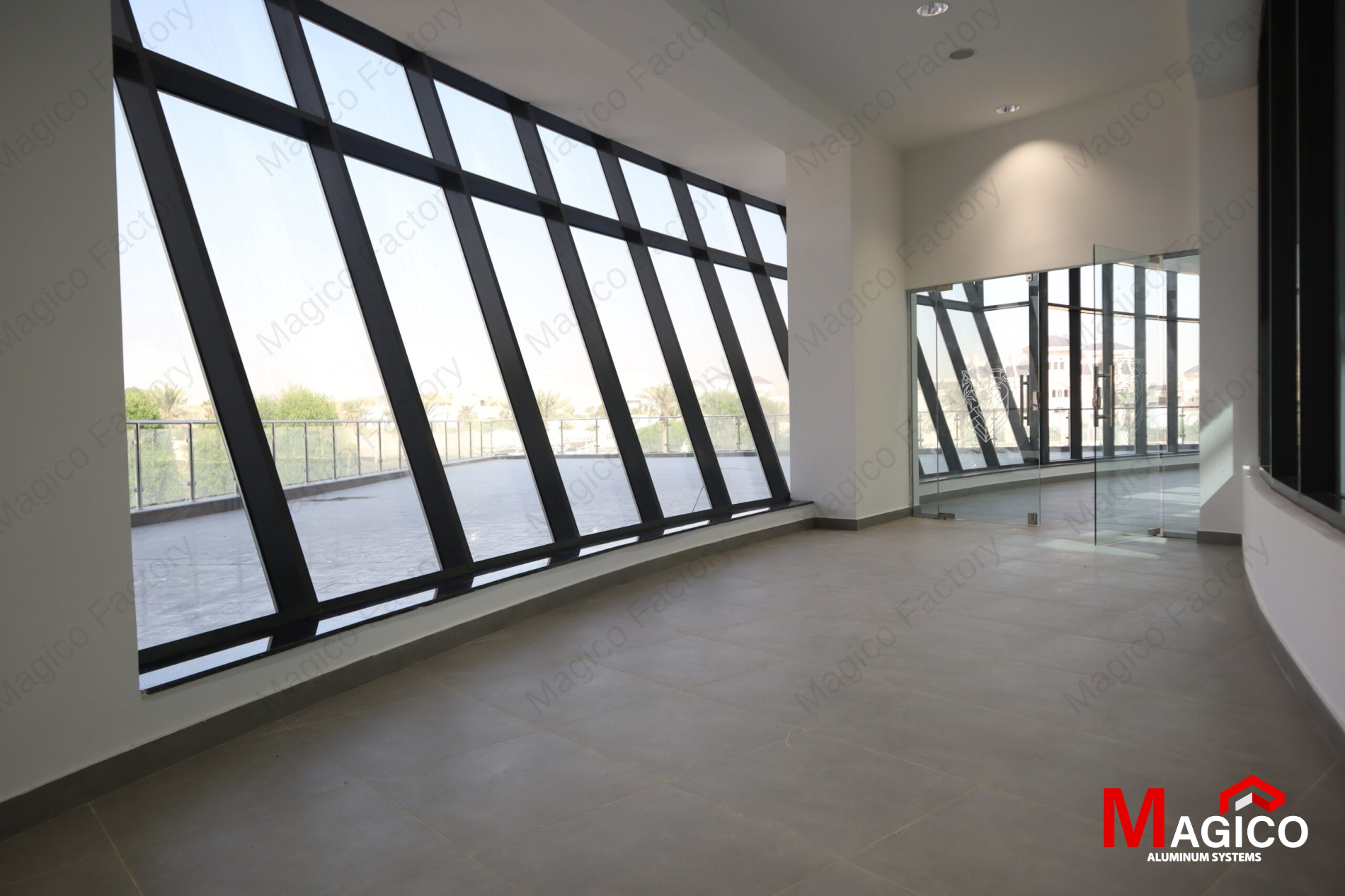 شركة متخصصة في تصميم وتصنيع وتركيب منتجات الألمنيوم والمعادن aluminum products MAGICO FACTORY IMG 1556 scaled